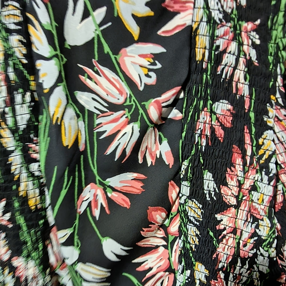 Likely Black Floral Mini Dress - Picture 8 of 14